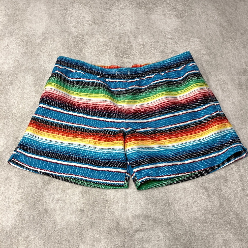 Chubbies Swim Trunks 5" Serape Rainbow Striped Mesh Liner Made in USA Men 36 / L